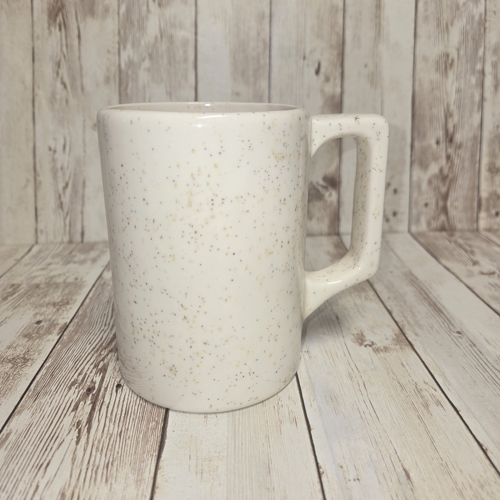Gothic Quote Mug 12 oz “Whose Day Can I Make Miserable” Cream Speckled - Picture 4 of 6